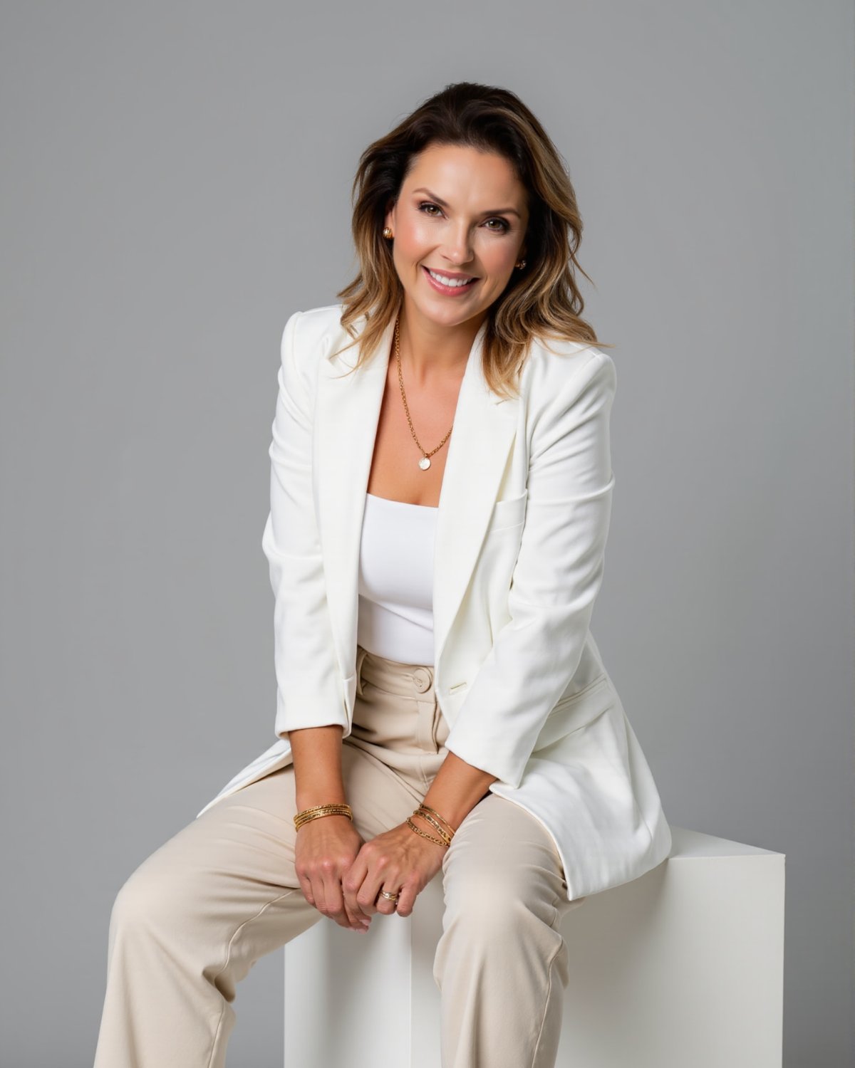 Dra. Giovana Giordani sentada